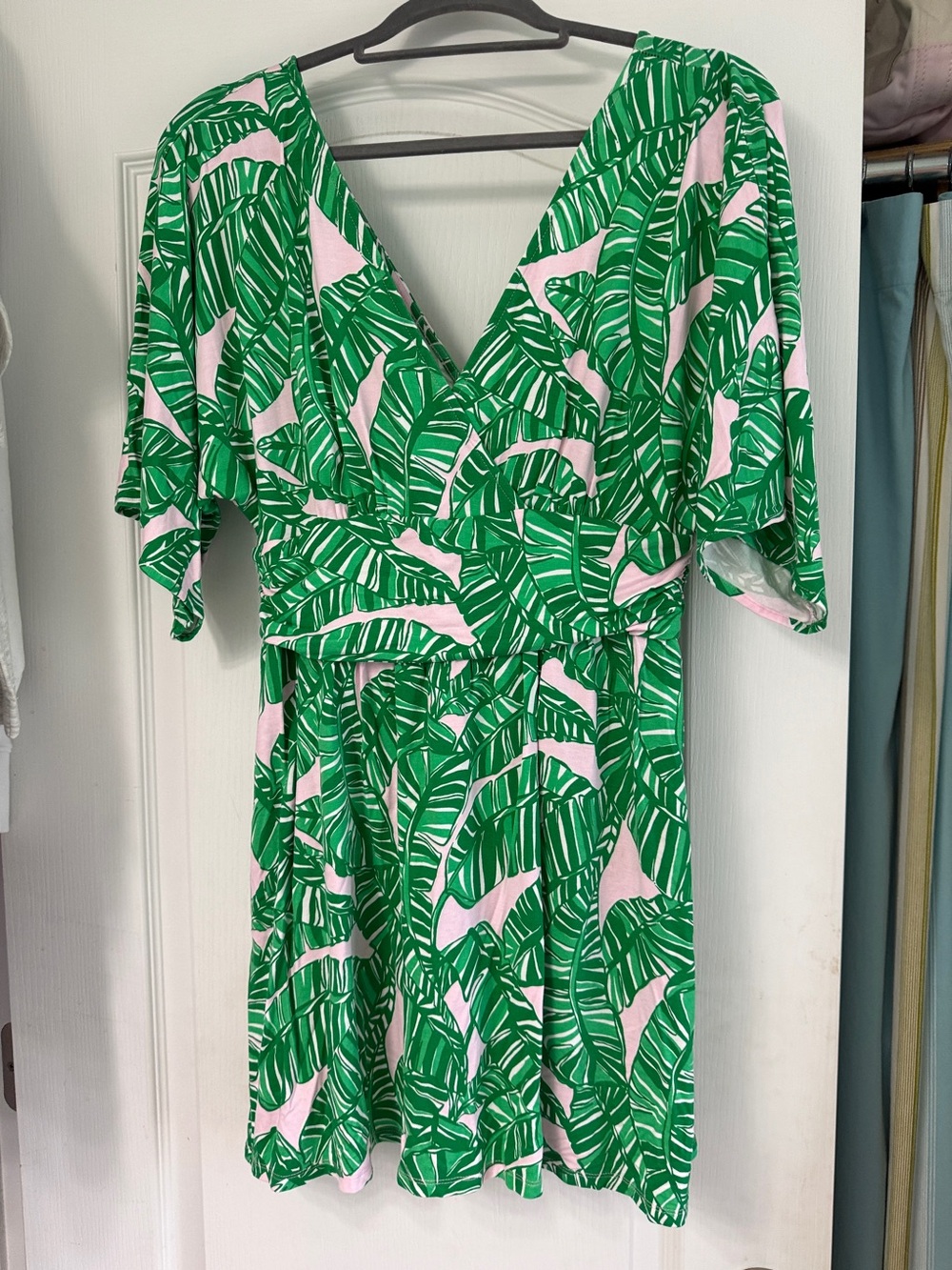 Lilly Pulitzer Parigi Romper “Let’s Go Bananas” Print Size Medium